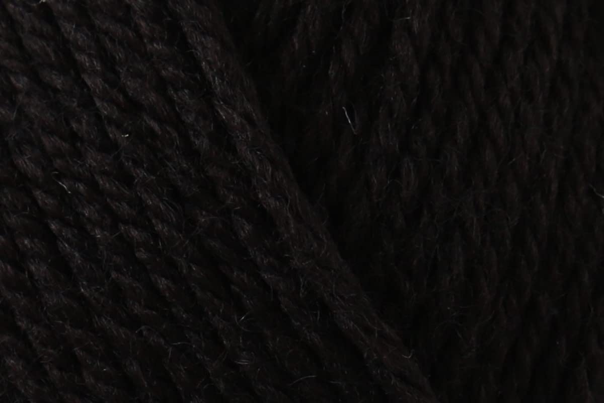 Sirdar Country Classic DK Crochet Yarn, Wool Acrylic Blend Knitting Wool for Adult Children Cardigans, Jumpers, Sweaters - 50g Ball - Black (873) - Single (1 Ball)