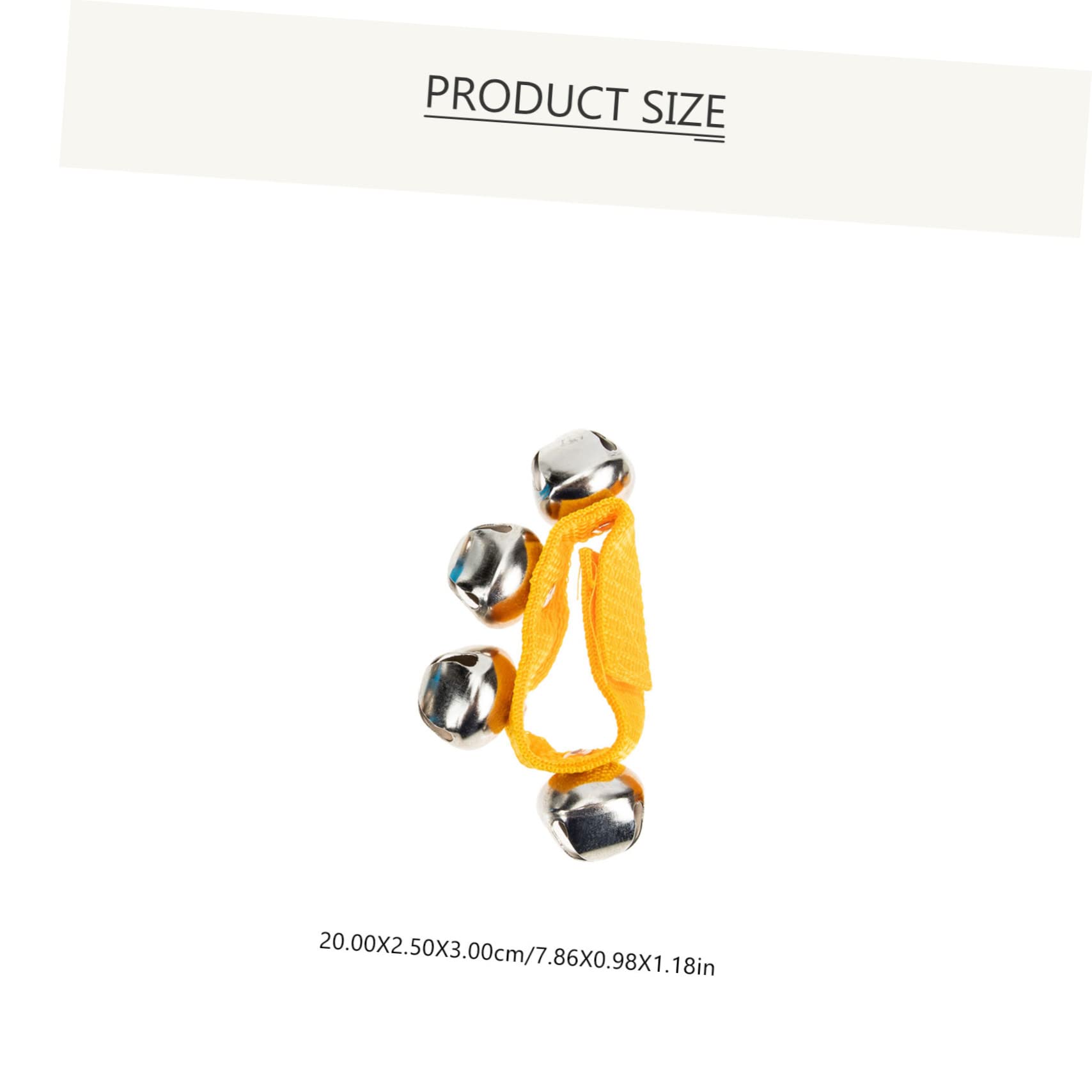 VANZACK 4Pcs Wrist Bells Musical Instruments for Bracelets with Sound for Parties Dancing and Holiday Decor and Wear