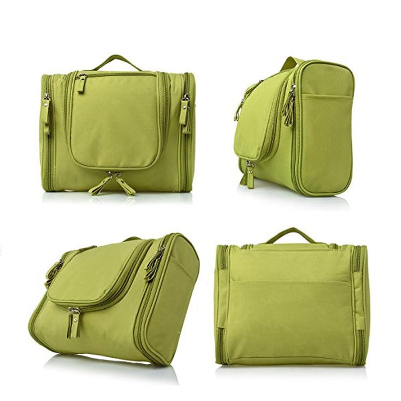 Beauty Case Impermeabile da Appendere, Borsa cosmetica da Viaggio per Donna, Organizer per Kit da Barba e Articoli da Toilette per Uomo.