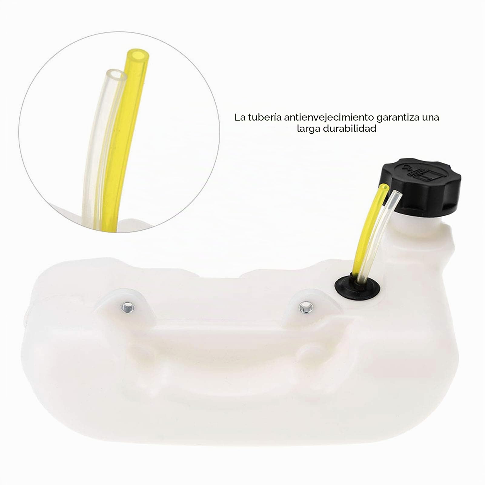 Depósito de Combustible para Recortadora y Cortadora de Césped - Piezas de Repuesto, Accesorios Bomba de Agua, Olla de Aceite y Montaje de Cadena