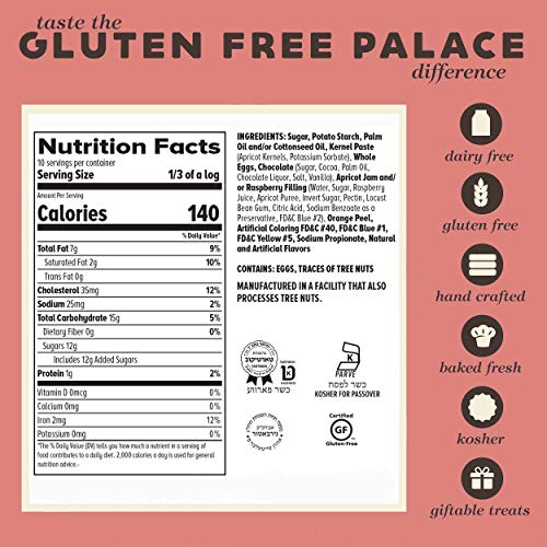 RAINBOW COOKIES Gluten Free 12 Oz [2 Pack] | 3 Mouthwatering Rainbow Cakes per Pack | Delicious Italian Cookies | Healthy Sweets | Dairy Free, Gluten Free Cookies Kosher for Passover and All Year Round - Thumbnail 4