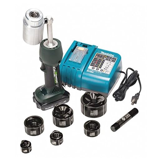 Greenlee LS50L2 7-Ton Battery-Hydraulic Knockout Punch Kit with Slug-Buster, 1/2" - 2"