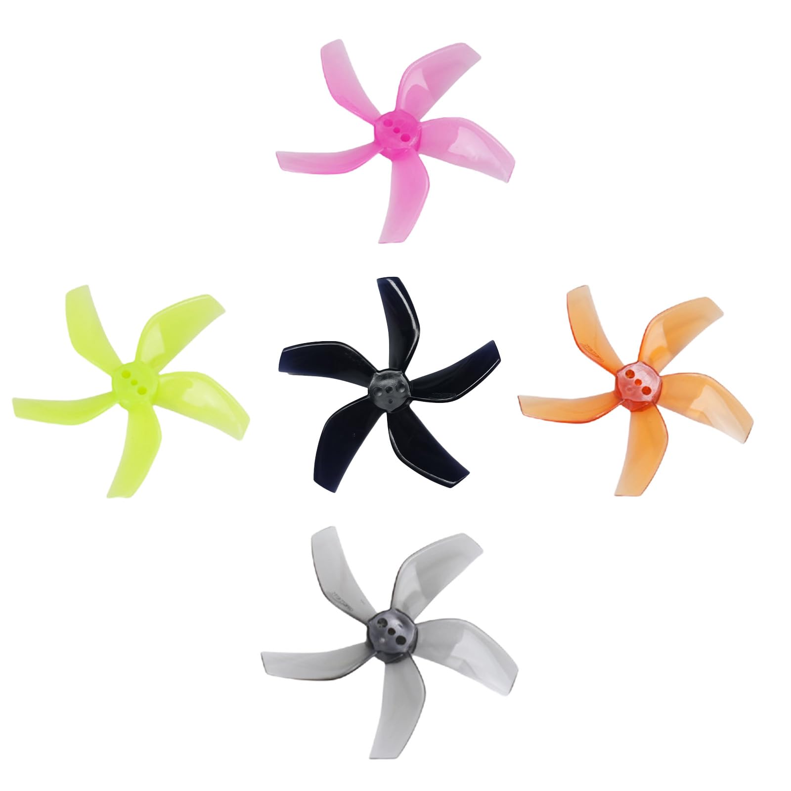 (Improved Version, Including Screws)-8Pcs Drone Colorful Paddle Propeller for DJI NEO Silent Power Noise Reduction Replacement Traverser Wings Drone Accessories - Shining Night Black