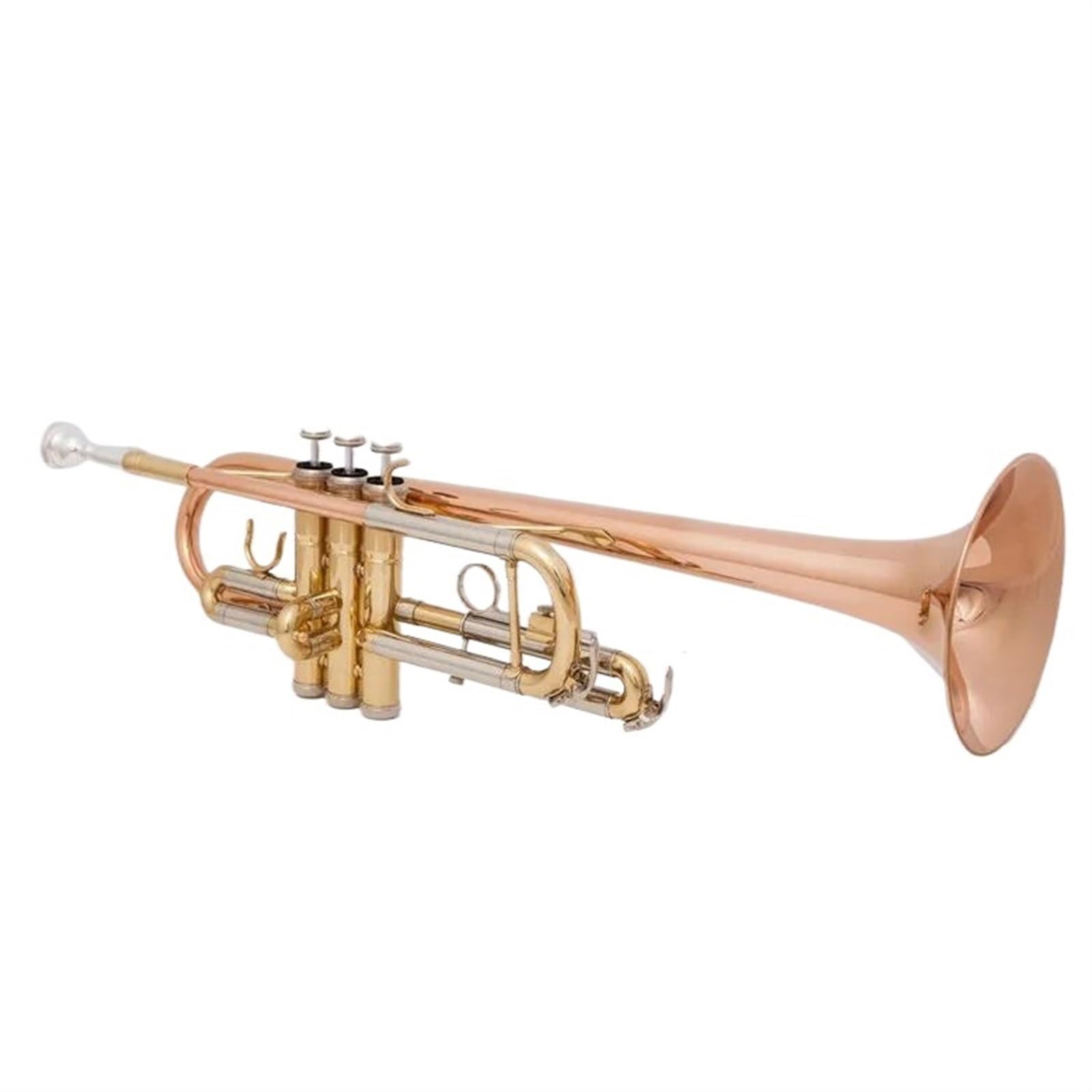 Trąbka Mosiężna Tuba C Tone Mała Trąbka Regulowana Podwójna Tuba Pozłacana Powierzchnia Profesjonalne Instrumenty Muzyczne