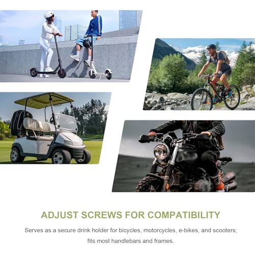 Portavasos adaptable para bicicleta con rotación 360° miniatura 6