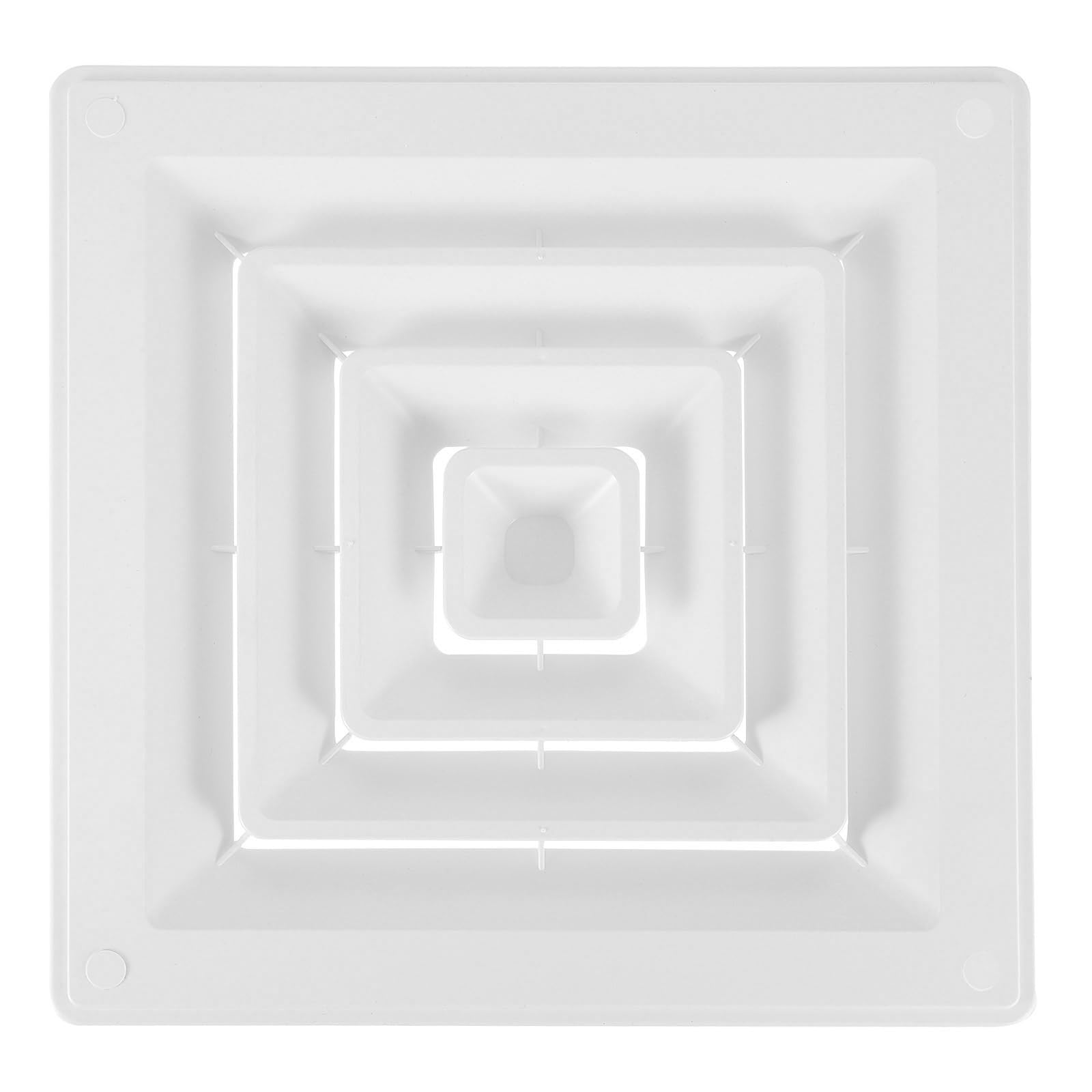 Angoily Abs Plastic Ceiling Air Vent Covers, Ac Vent Covers for Home Ceiling, Ceil Register 11.81X11.81 Inch for Home HVAC System