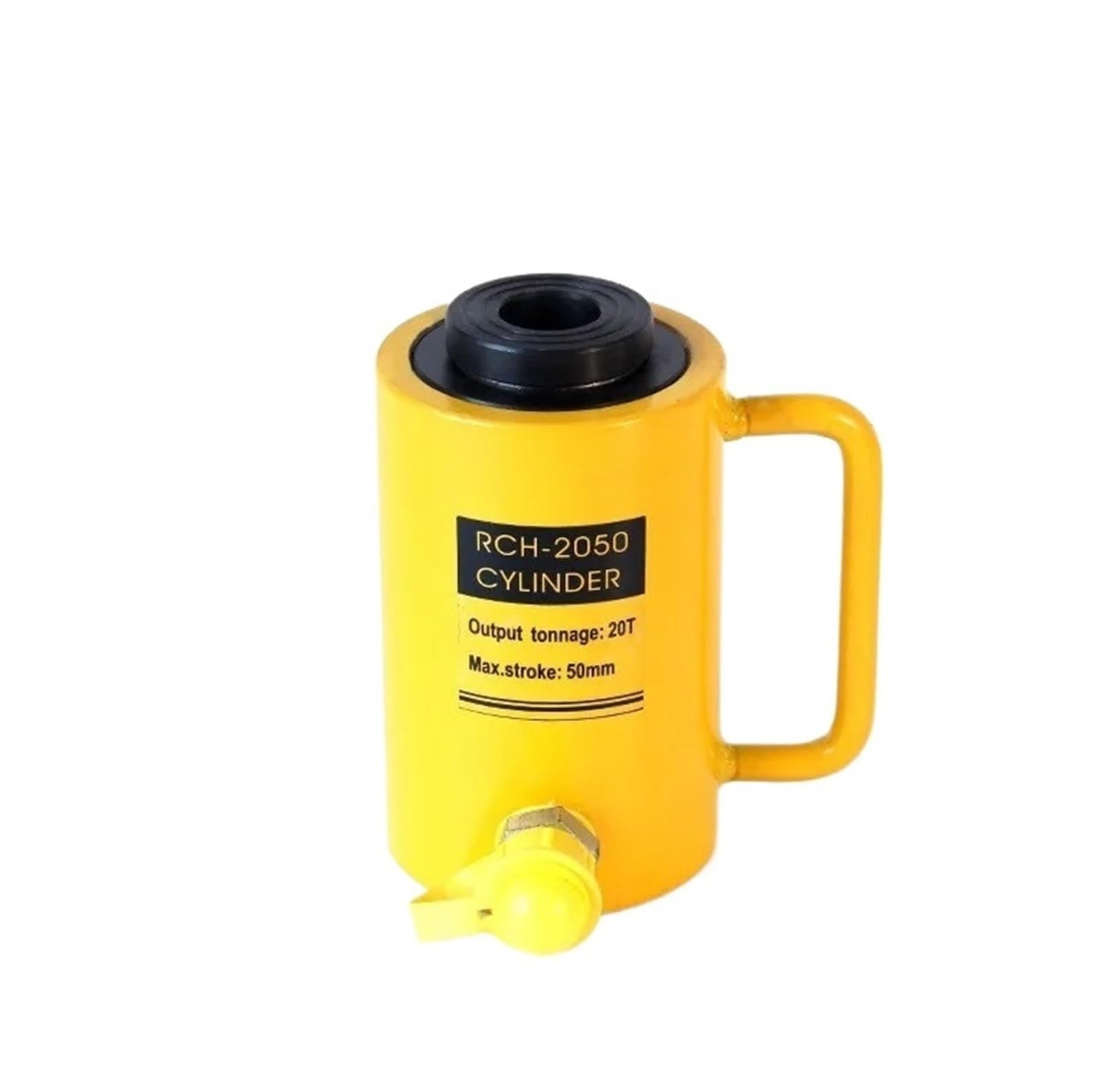 DUOCAI Hydraulic Ram Jack Multi-Section Stroke Hollow Hydraulic Jack RCH 20T-30T Electric Split Cylinder, Heavy-Duty Industrial Lifting Tool(RCH2050)