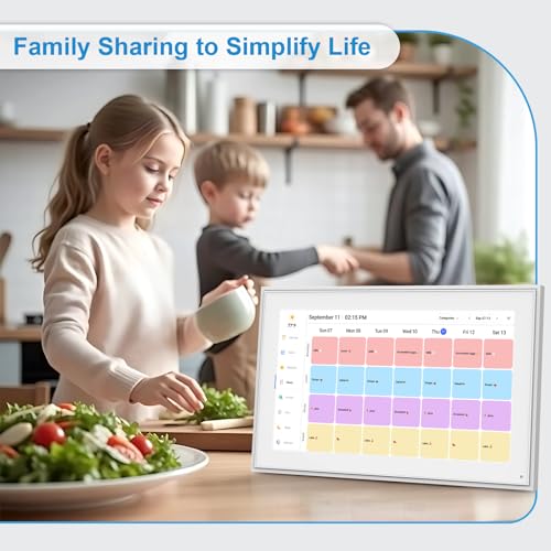 15.6 Inch Digital Calendar Wall Touch Screen Chore Chart, 32GB Electronic Calendar + Smart Family Planner, Wall and Desk Mountable, Gifts for Women Men, Gifts for Mom Dad by BQQJDD - Image 6