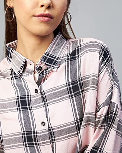 Image of Chimpaaanzee Women Drop Shoulder Crop Shirt