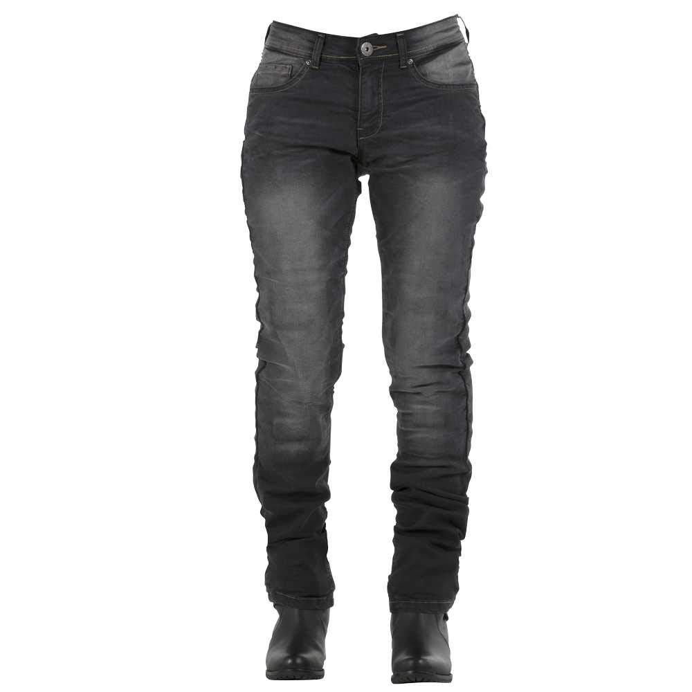 Overlap City Jeans Femme Homologué Route, Noir, Taille 32