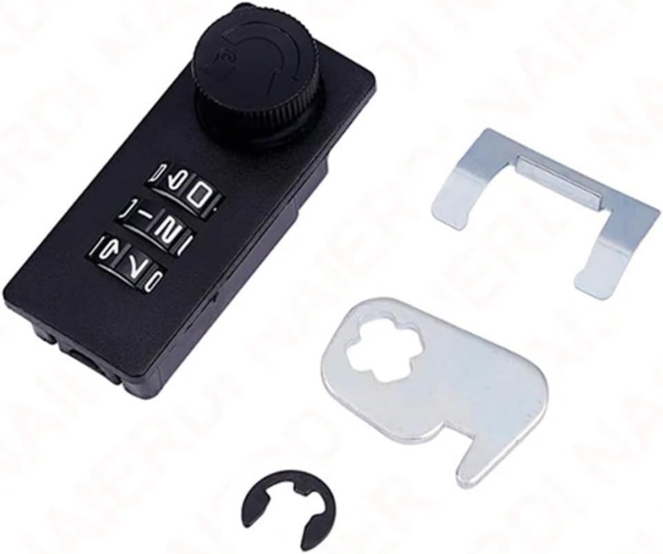 Combination Password Drawer Lock Smart Cabinet Locks Furniture Security Lock Mechanical Safety 1Pcs(Double Lock)