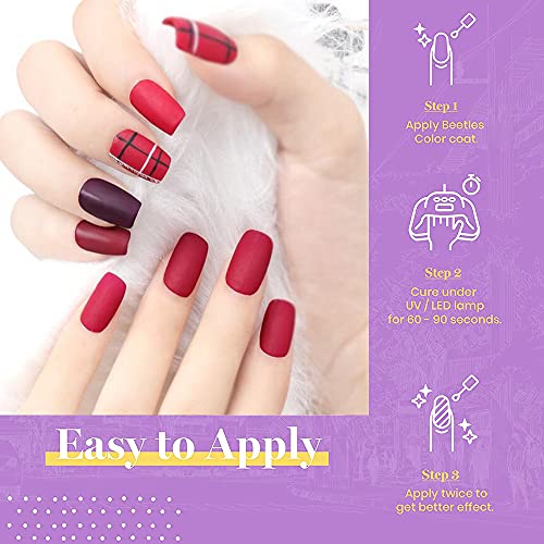 10 Farben Farbgel Gel Nagellack Set UV LED Gelnägel Farblacken Gellack Lacken Set Soak Off Gels Nail Polish DIY Art 8ml – Bild 7