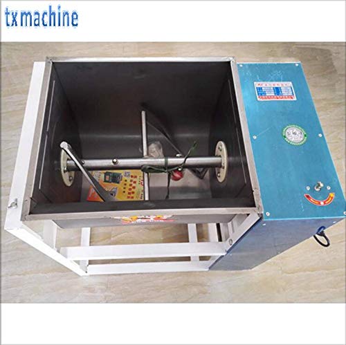 TX® Commercial Dough mixer 25# Stand Mixers Dough mixer Dough blender machine Horizontal Dough Kneading machine with Stainless steel Bucket 12.5kg/h 1500W (110V/60HZ)