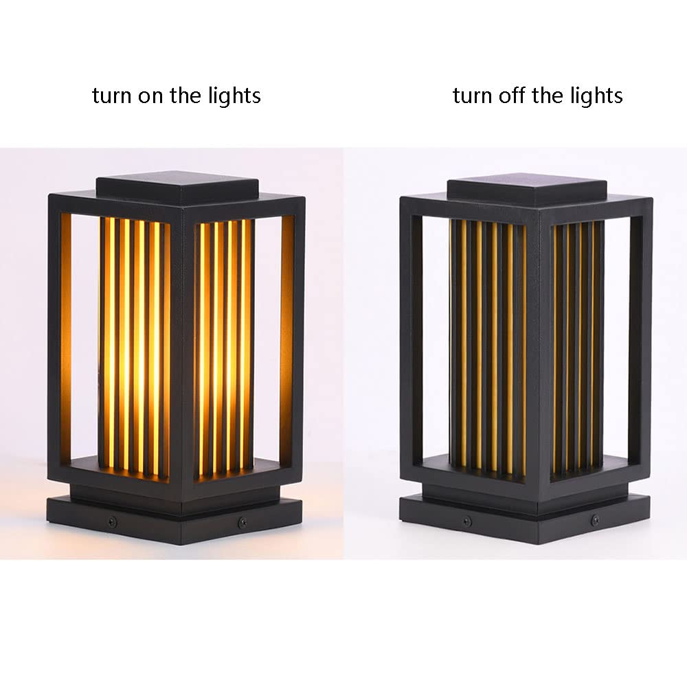 Zewnętrzne lampy podłogowe Oświetlenie zewnętrzne, lampa podłogowa Lampa podłogowa Cap Light z pokładem dokującym Wodoodporna Reflektor kolumnowy E27 Tradycyjny do ogrodu i ganku