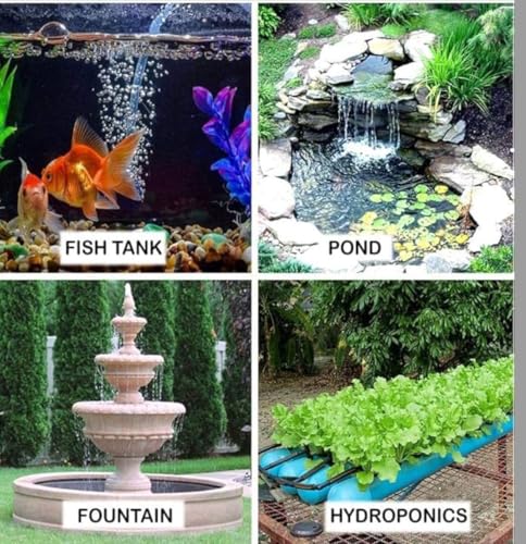 Image of Asian Pumps Submersible Water Pump 60W Ultra Quiet,Head 3Mtr Flow 3000L /Hr, Ac 220V with Flow Control For Fountain /Circulation /Hydrophonic /Aquarium /Pond with Outlet Dia Nozzle 13 /16 /19 mm