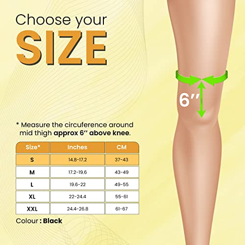 Image of AGARO Hinged Knee Wrap With Open Patella, Rigid Biaxial Hinge Knee Brace for Joint Pain Relief, Workout, Arthritis & Ligament Tear, Neoprene, Knee Cap for Men & Women, Small, Black