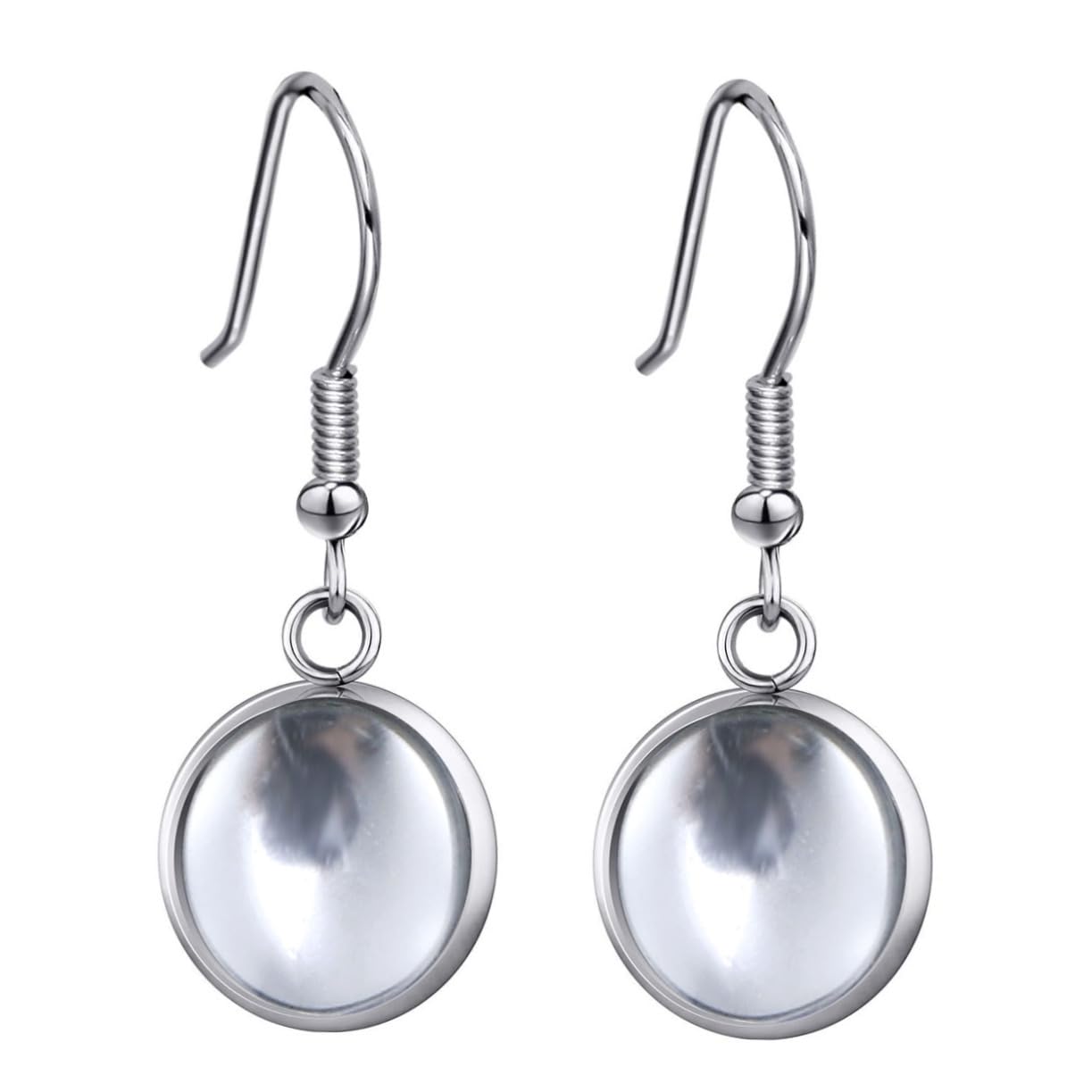 EXCEART 60 Piezas De Pendientes De Plata De Ley Cuelgan Bandeja De Metal Pendientes De Plata De Ley Configuración De Pendientes Orrous Pendiente De Bisel Pendientes Colgantes Accesorios