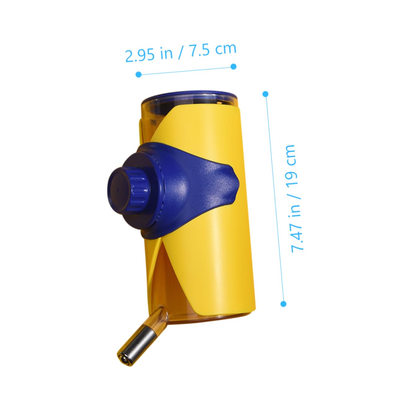 SUPVOX Automatic Dog Water Feeder Pet Supply Stainless Steel Nozzle Easy Refill Hanging or Wall Mount