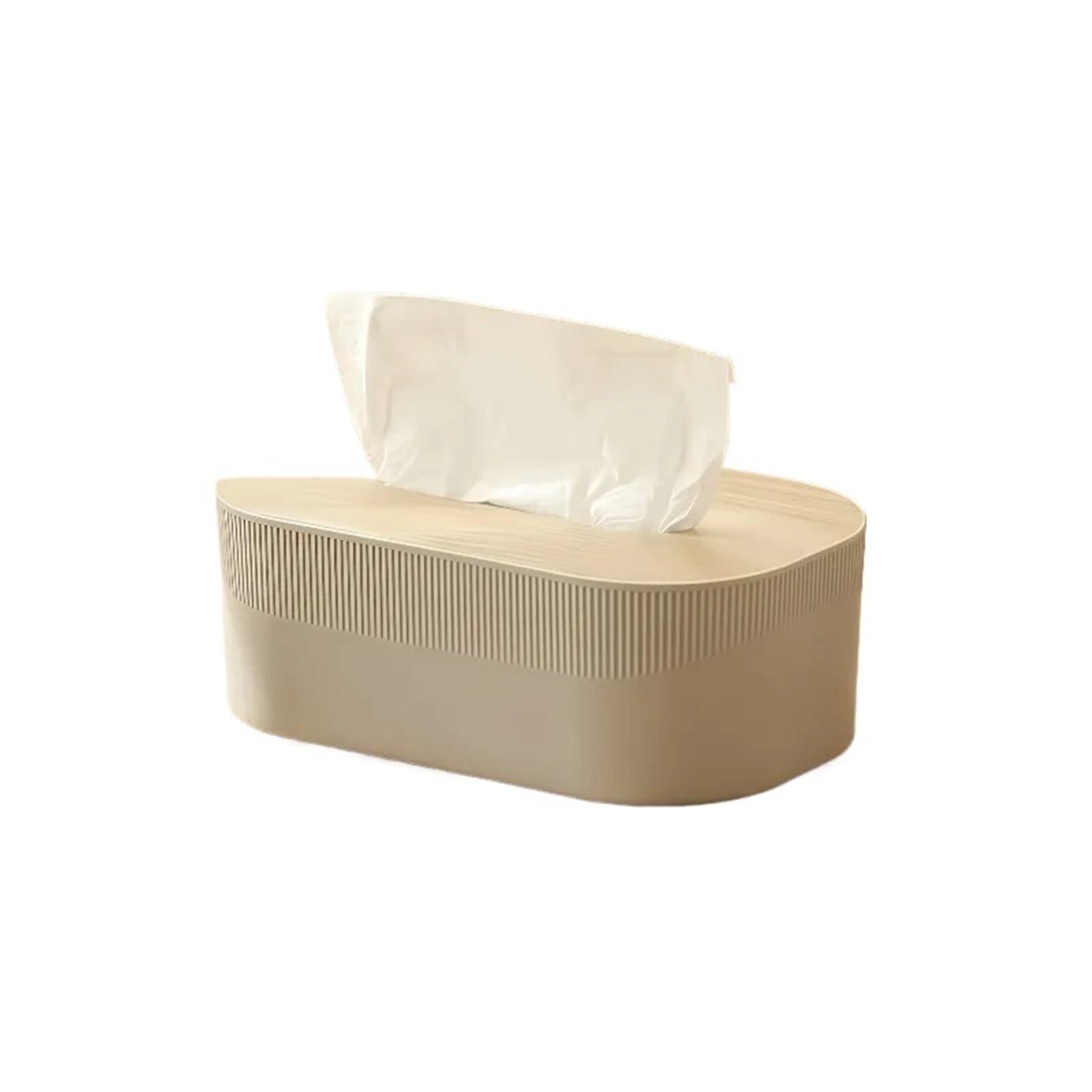 Ropicean 2pcs Elegant Arched Tissue Box with Lid - Stylish Large Capacity Towel Dispenser for Home and Dorm Use