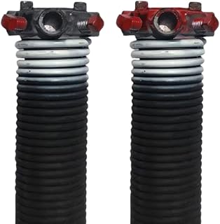 Premium Garage Door Torsion Springs - Pair (0.218 in. Wire x 2 in. D x 25 in. L) | Garage Door Spring Replacement for High Garage Doors (Right/Left)