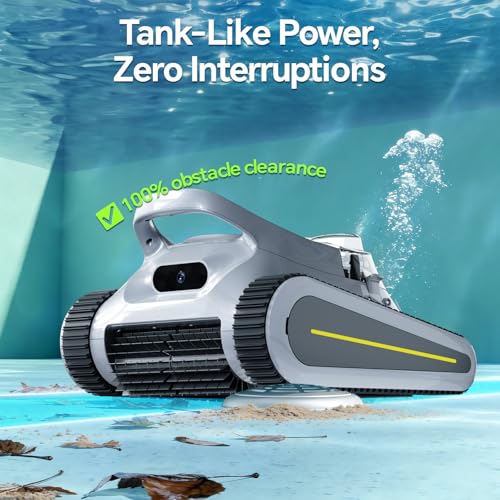 Robotic Pool Cleaner with Wall Climbing