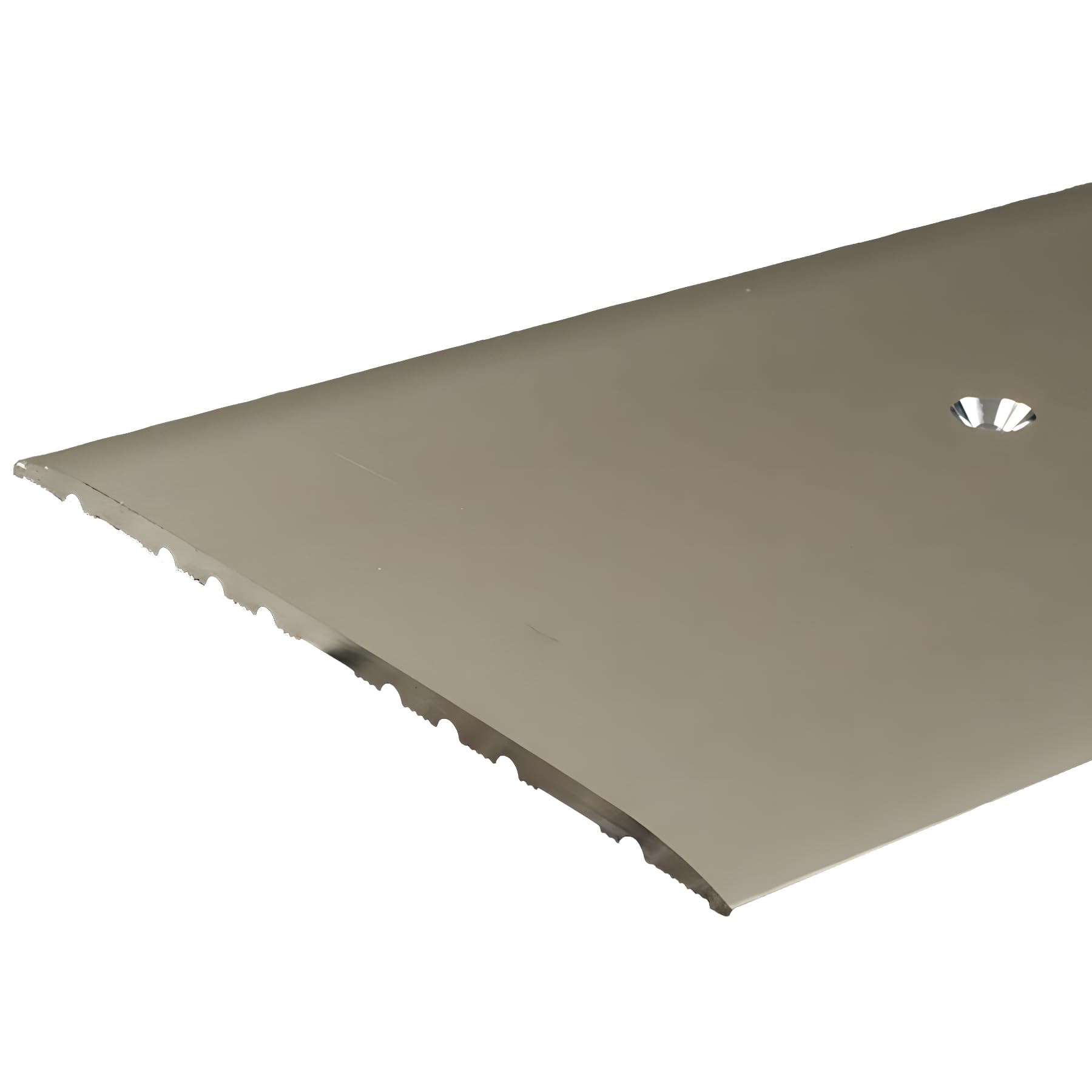 Barre de seuil aluminium anodisé 80 x 3,5 x 1000 mm bronze clair à visser 1 pièce