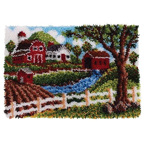 Image of Wonderart Latch Hook Yarn, Classic Heritage Homestead