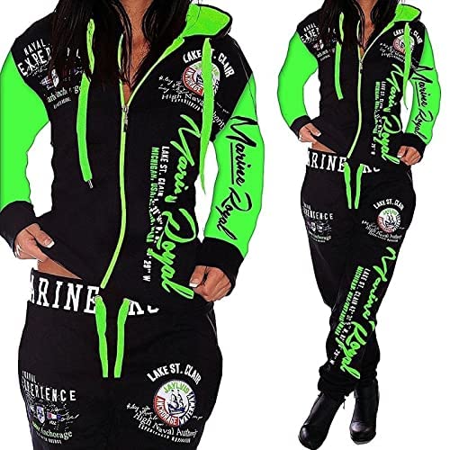 Image of Womens Sweatsuits 2 Piece Hoodie Tracksuit Sets Casual Comfy Jogging Suits for Women