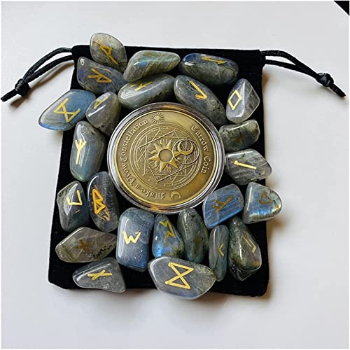 Cristal de labradorite authentique gravé, pièce de collection