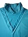 Men Blue Sleeve Blocky Costume Classic Style Pullover Semi-high V-Neck Collar Shirts for Adult Men