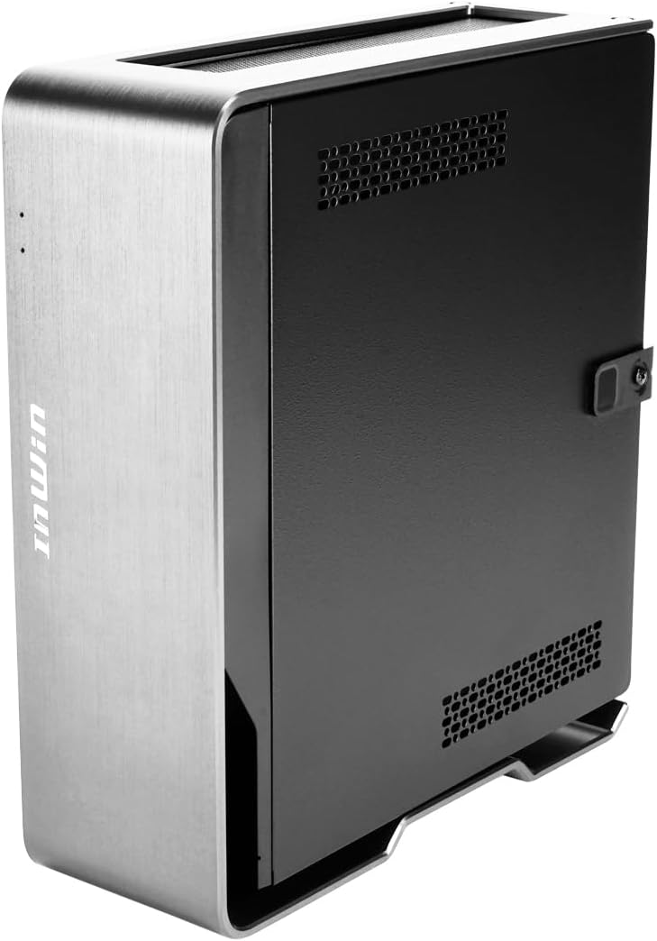 InWin Chopin MAX-Mini-ITX Case-Includes 200W 80+ Gold Power Supply-Supports AMD, Intel CPU-Customizable I/O Strip-Silver-IW-CS-CHOPINMAXSIL-PS200W
