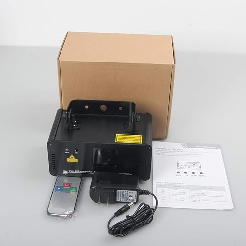 Miniatura 4 de Sharelife Mini RGB a todo color DMX 512 luces de escaneo, proyector de DJ en casa, fiesta, concierto, haz de haz, iluminación de escenario, música