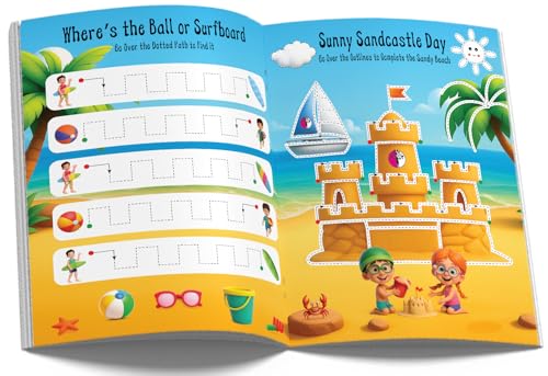 Image of Tracing Books for Kids - 101 Pencil Control Activity Book | Premium Quality Early Learning Tracing Lines & Pattern Writing Activities | Ages: 2 - 5 Years | Two Brothers Publications
