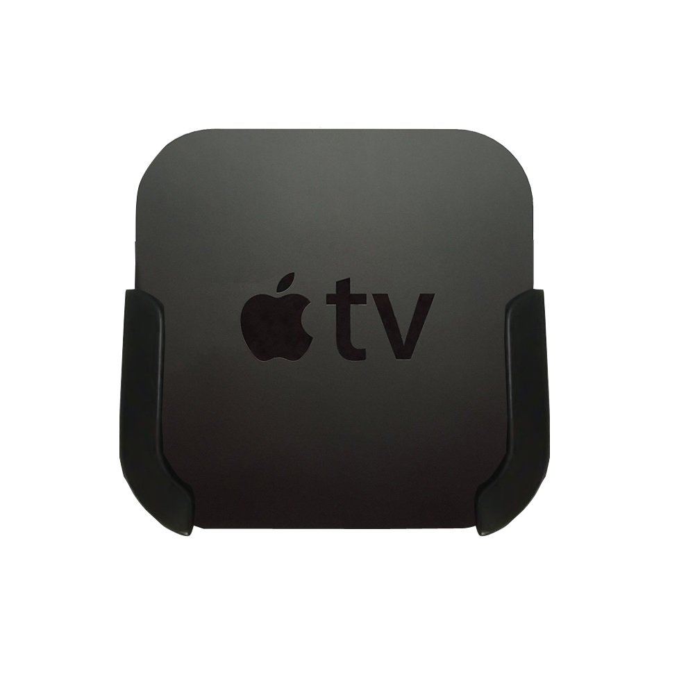 Apple TV Mount, eCommerceTek Apple TV 4 Mounting Shelf Wall Bracket Holder Compatible with Apple TV 4th Generation