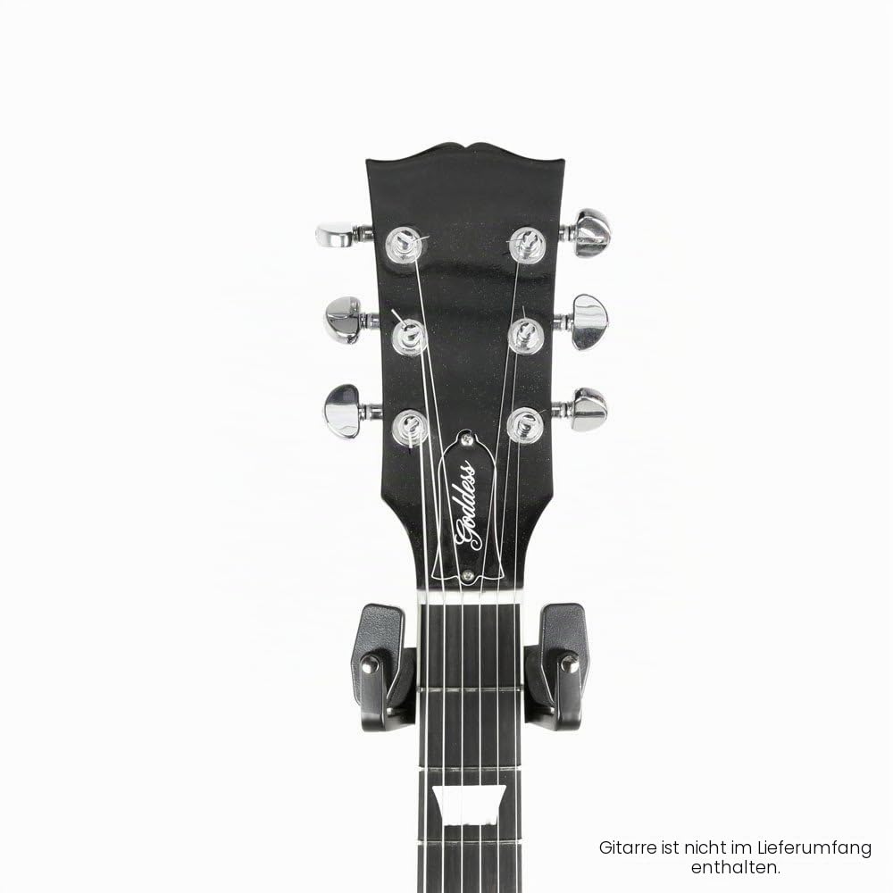 Gravity GS 01 WMB - "Neck Hug" Wandhalter für Gitarren, Gitarrenhalter, für die Wand, schwarz