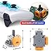 4PCS Joysticks for Sony PlayStation 5 PS5 Joystick Replacement Hall Effect 3D Analog Stick Sensor Wheel Thumbsticks for PS5 Joystick Module Controller Accessories Parts (Yellow)
