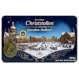 Dr. Quendt Christstollen Traditional Stollen Recipe with Heavy Yeast Dough with Butter, Rum Raisins,