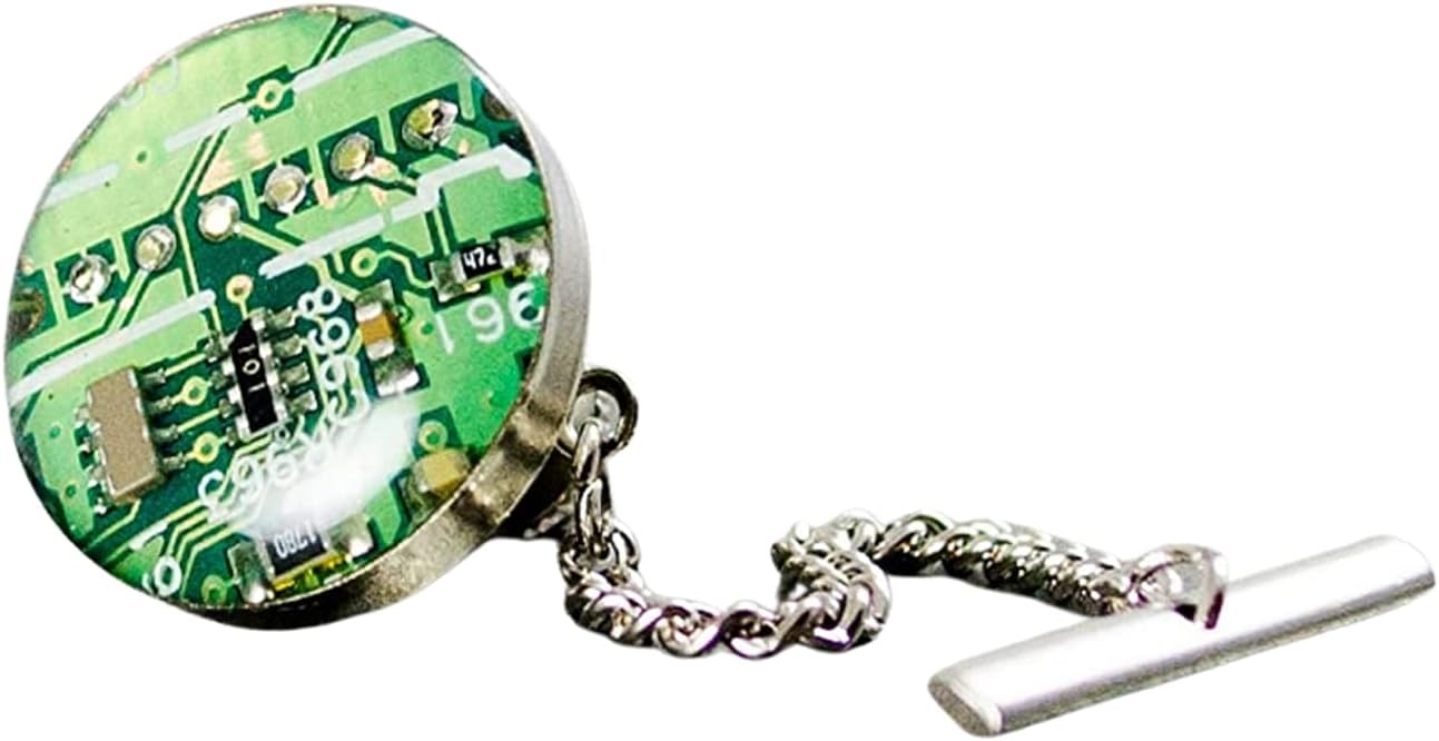 Recycled Circuit Board Tie Tack