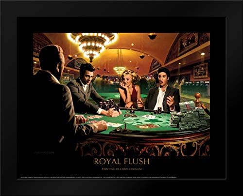 Royal Flush Framed Art Print by Consani, Chris