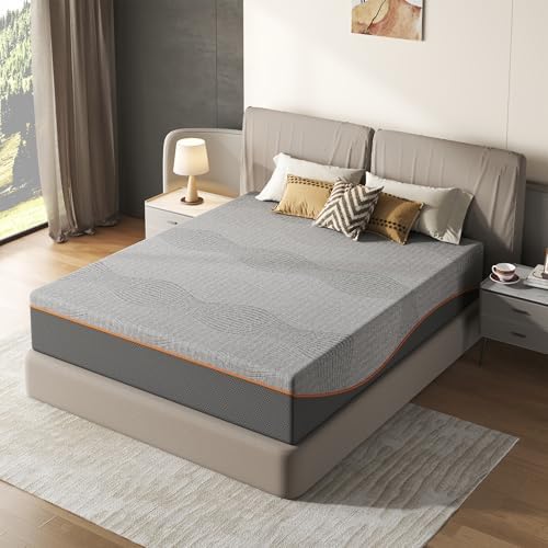 King Size 12 Inch Memory Foam Mattress – Breathable Cooling Gel