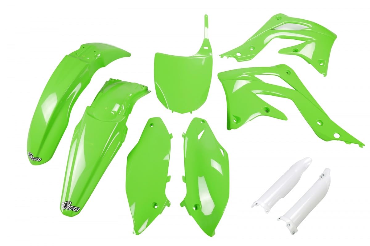 UFO PLAST Full Kit Green Kawasaki KXF 450 2012-2012