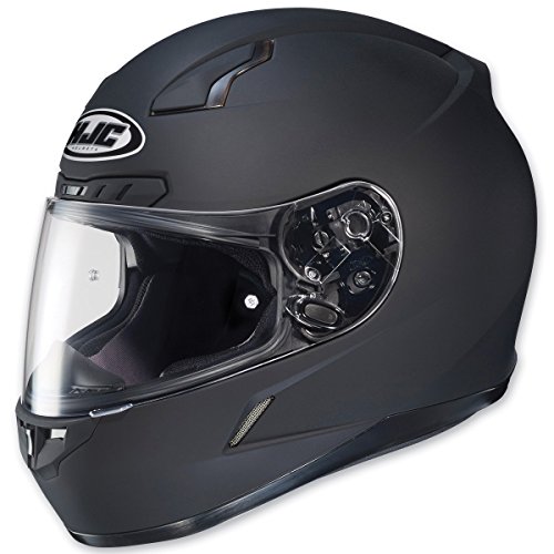 HJC 824-614 CL-17 Full-Face Motorcycle Helmet (Matte Black, Large)