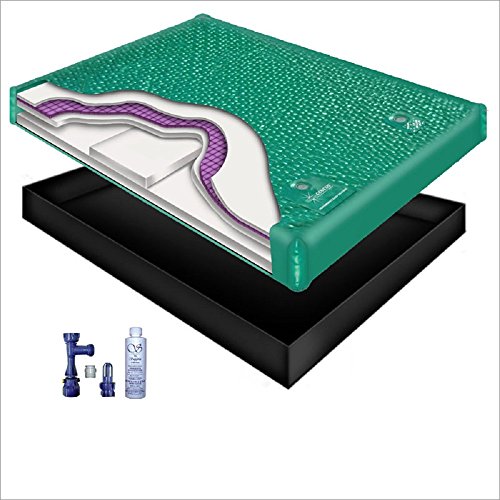 98% WAVELESS WATERBED Mattress/Liner/Fill Drain/Conditioner KIT (California King 72x84 1G8S1)
