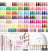 Amazon | PEACECOLOR ジェルネイルキット 全39点 22PC春夏色ジェル