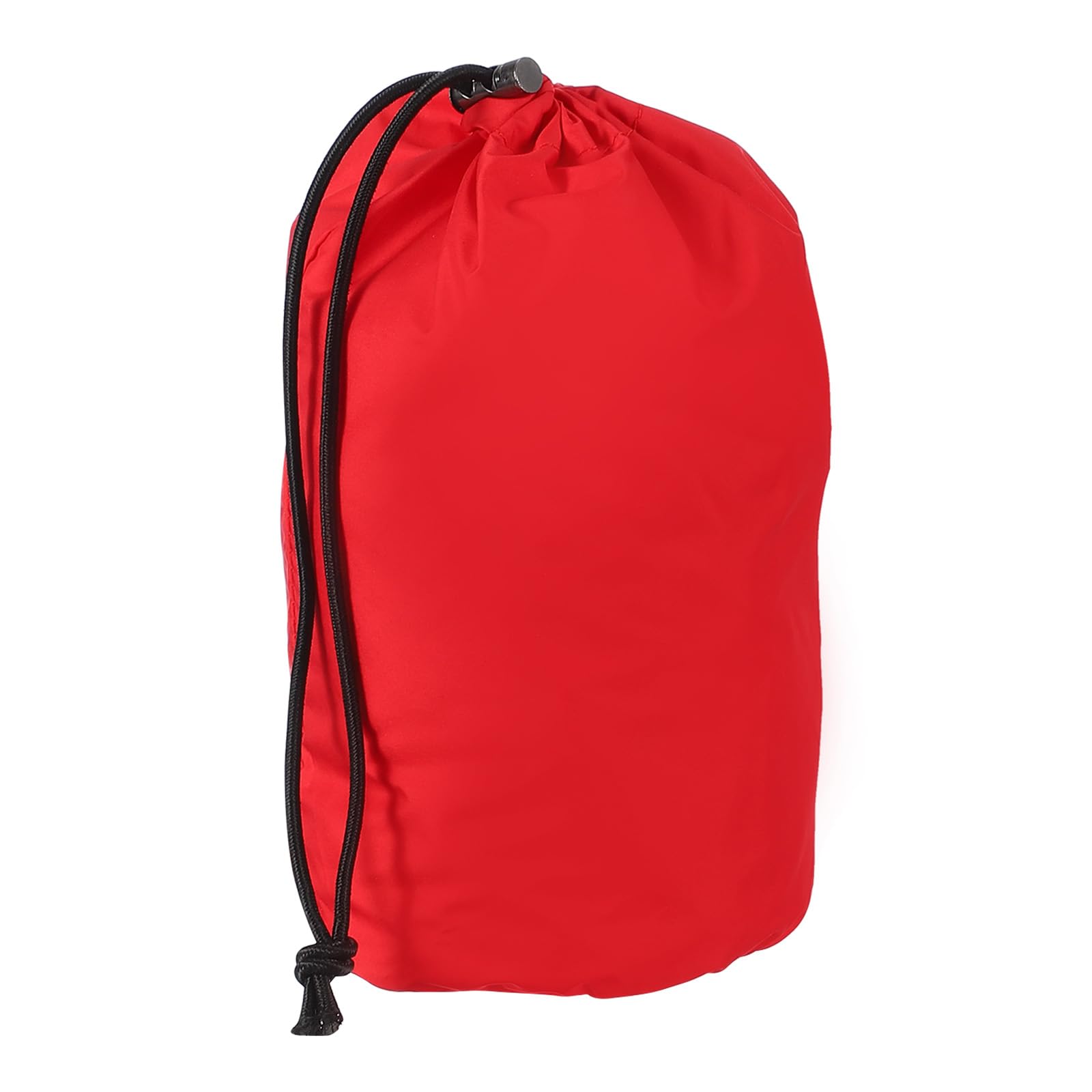 YELARXI Stuff Sack, Sleeping Bag Storage Sack, Waterproof Outdoor Storage Ultralight Portable Drawstring Storage Bag - Fitting for (Camping/Backpacking/Traveling/Hiking) 4 x 8 In & Red