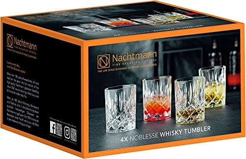 Nachtmann Zestaw Szklanek Do Whisky, Kryształ, Bezbarwny, 4 Sztuki x 295 ml
