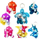 (Classroom Students Gift and Party favors)30 Pcs Bulk Small Mini Pop Keychain for day bulk kids...