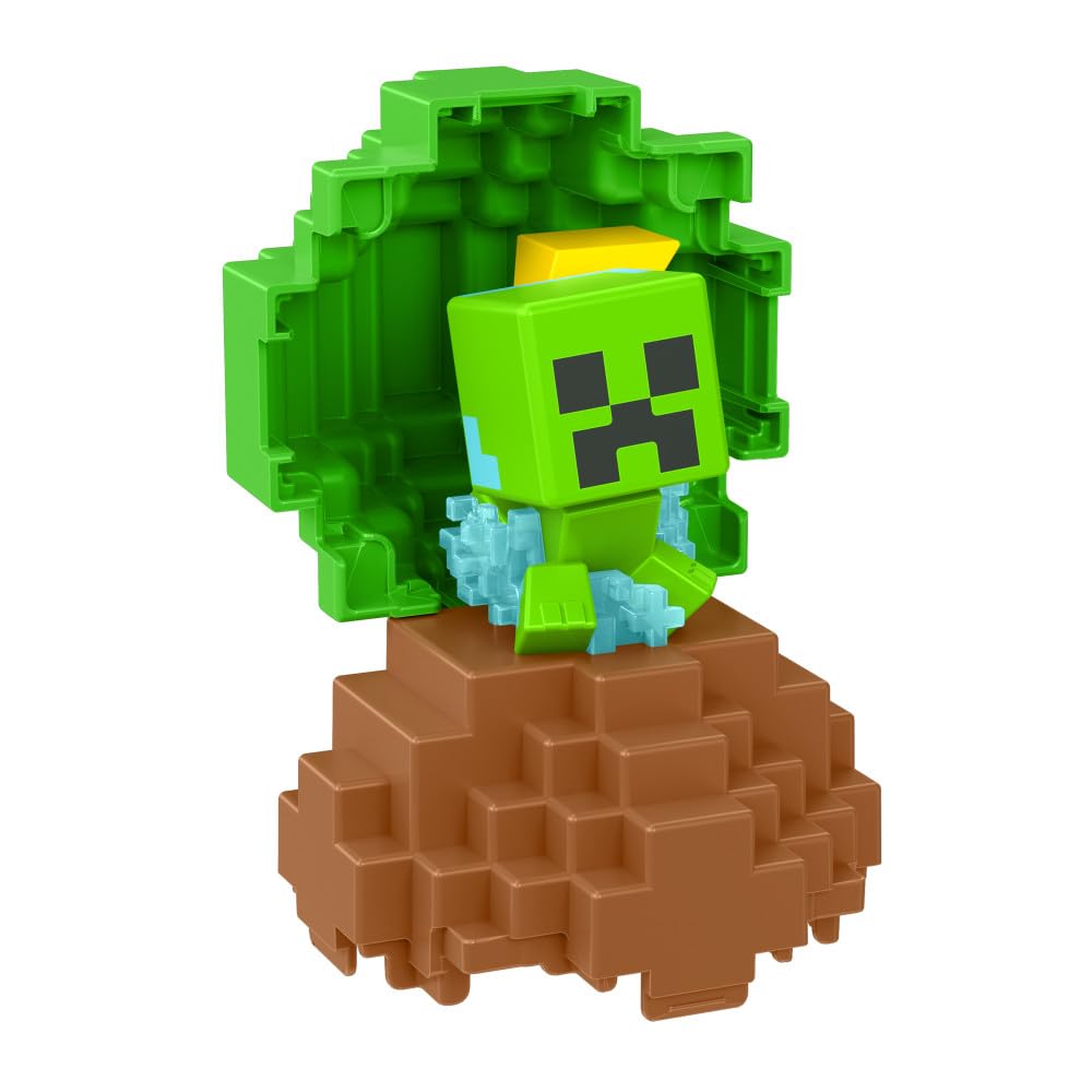 Minecraft Mini Mode Spawn Egg Surprise Figure Pack HXT64, Colourful, 6.35 cm (Height) - Image 3