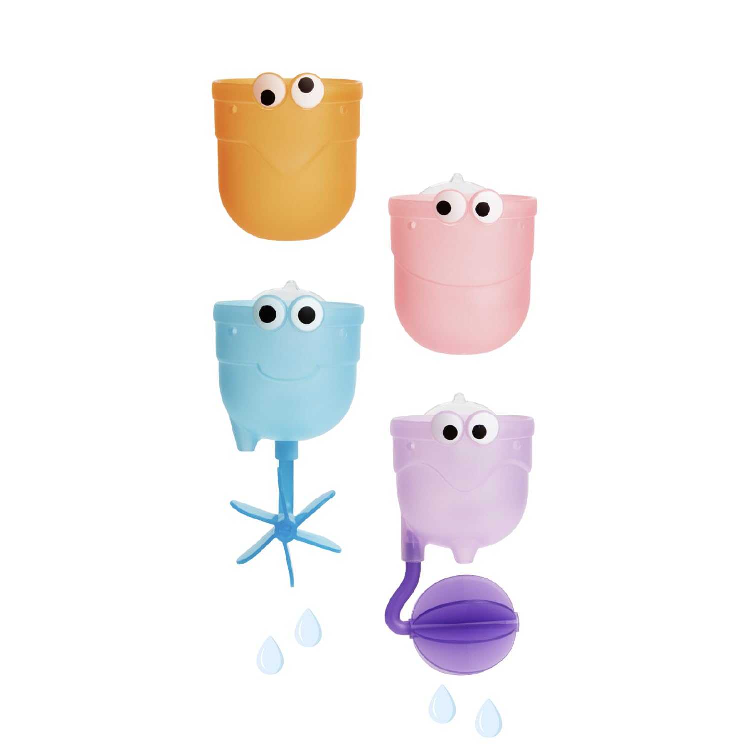 Munchkin Falls Bath Toy 12 M+ 4 Pc