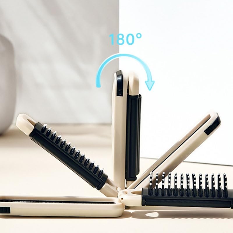 Portable Foldable Air Cushion Comb for Women with Smooth Hair Integrated